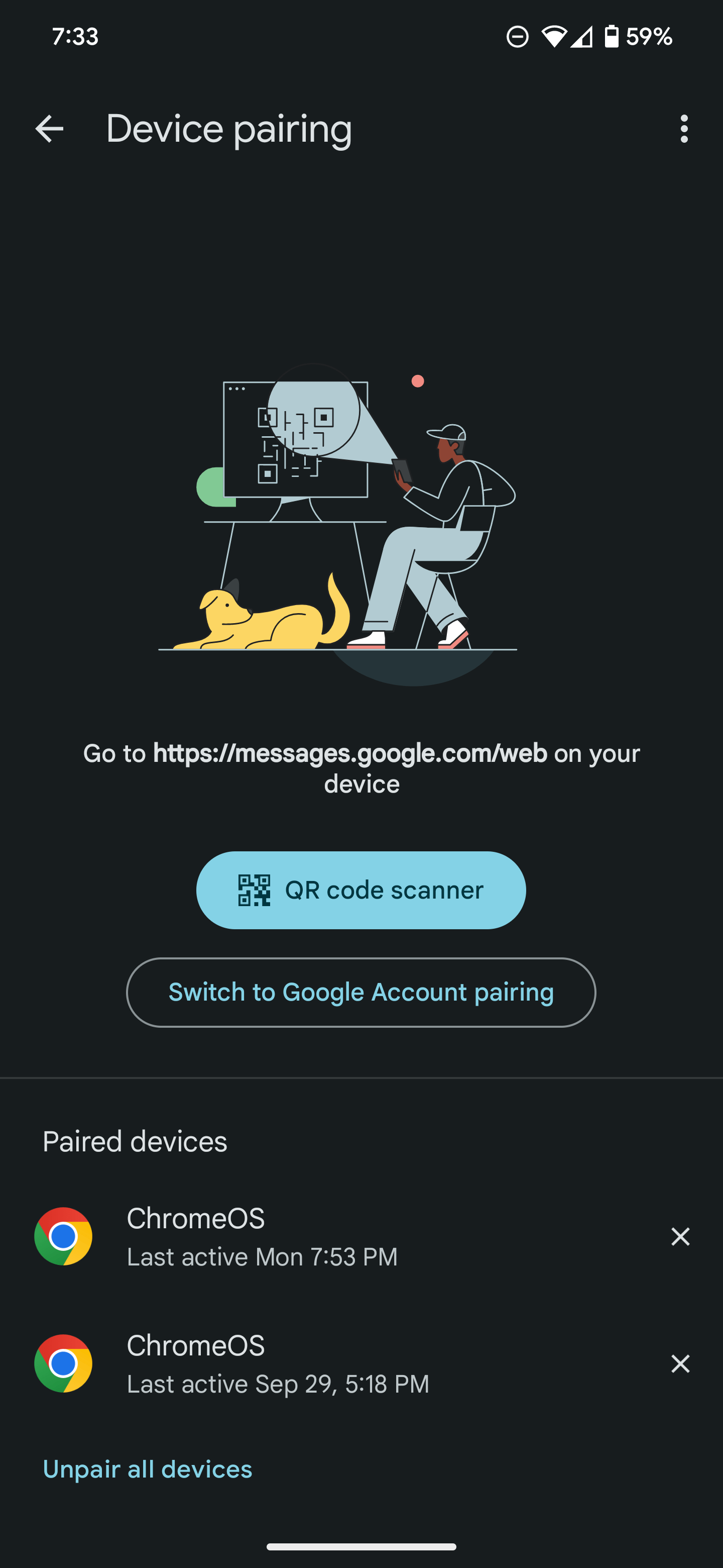 google-messages-for-web-readies-account-based-pairing-w-emojis