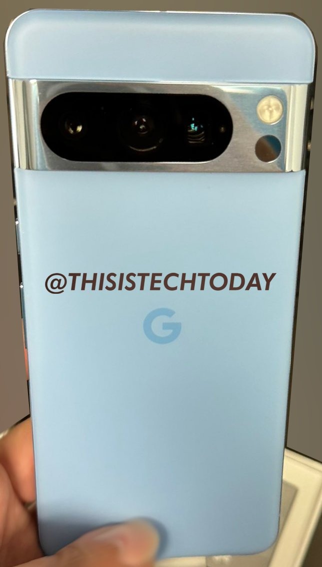 Pixel 8 Pro's blue color is apparently called 'Bay' [Gallery]