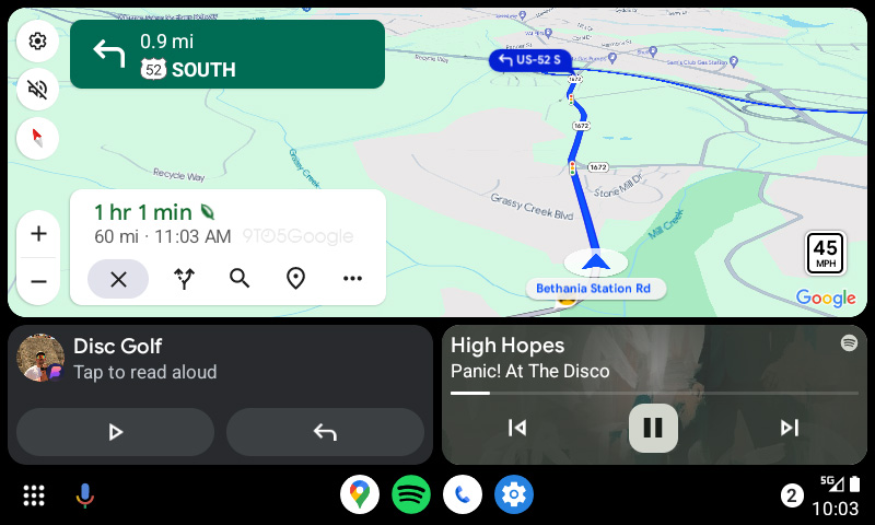 Google Maps For Android Auto Gets Updated Colors Too