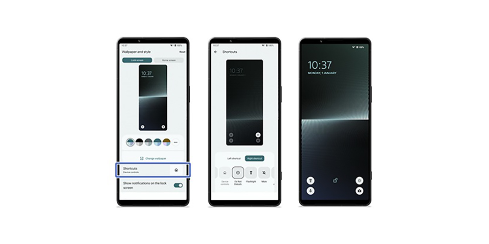 Sony releases its Android 14 update starting on Xperia 1 V