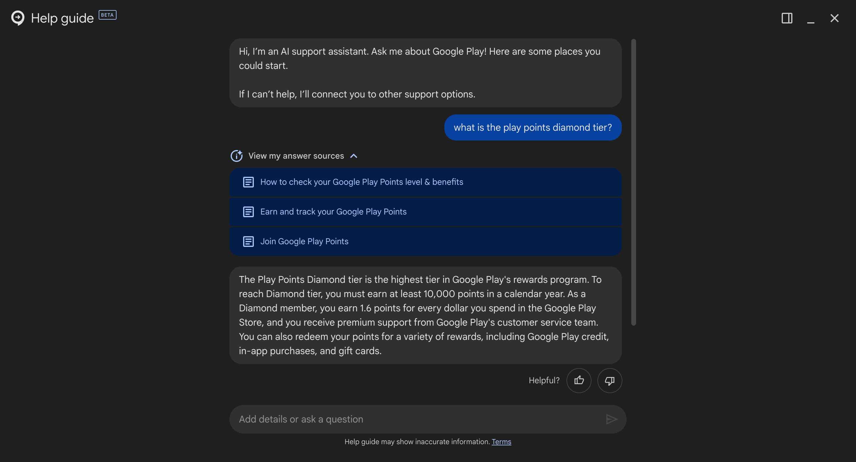 Google using 'AI support assistant' chatbot to provide product help