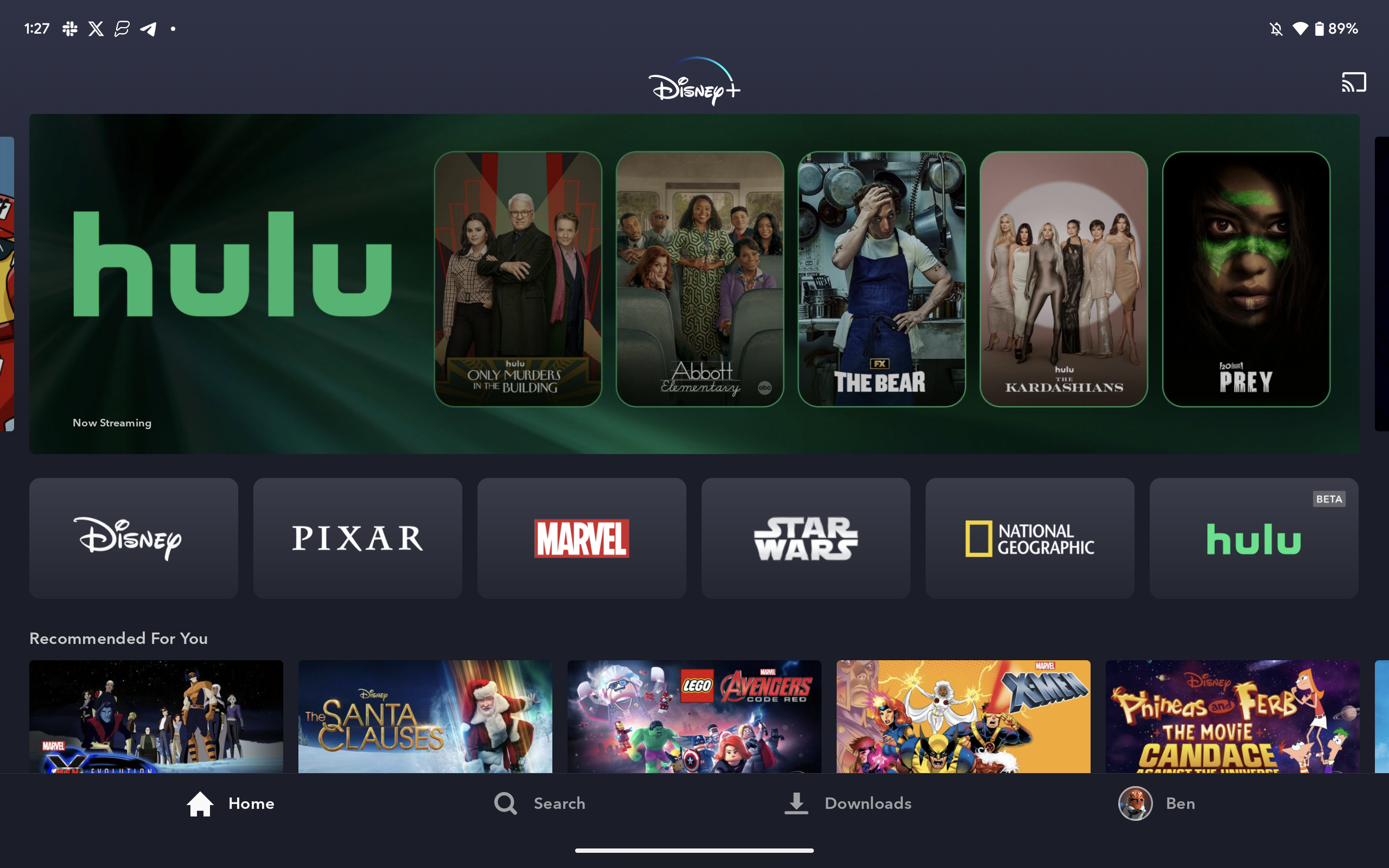 Hulu is now live in the Disney+ app across Android,