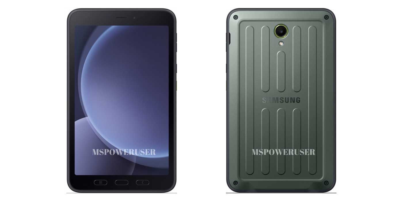 Rugged Galaxy Tab Active 5 appears in official looking renders