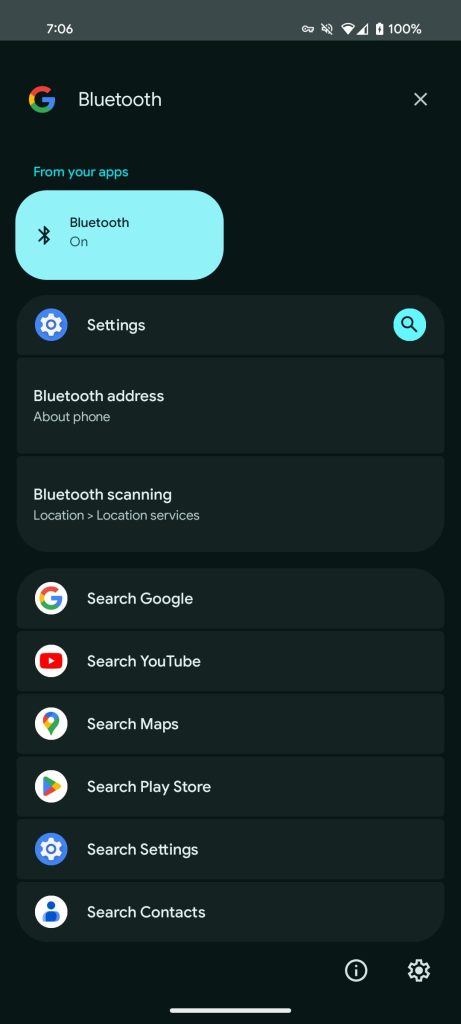 Pixel Launcher now lets you search for Quick Settings Tiles