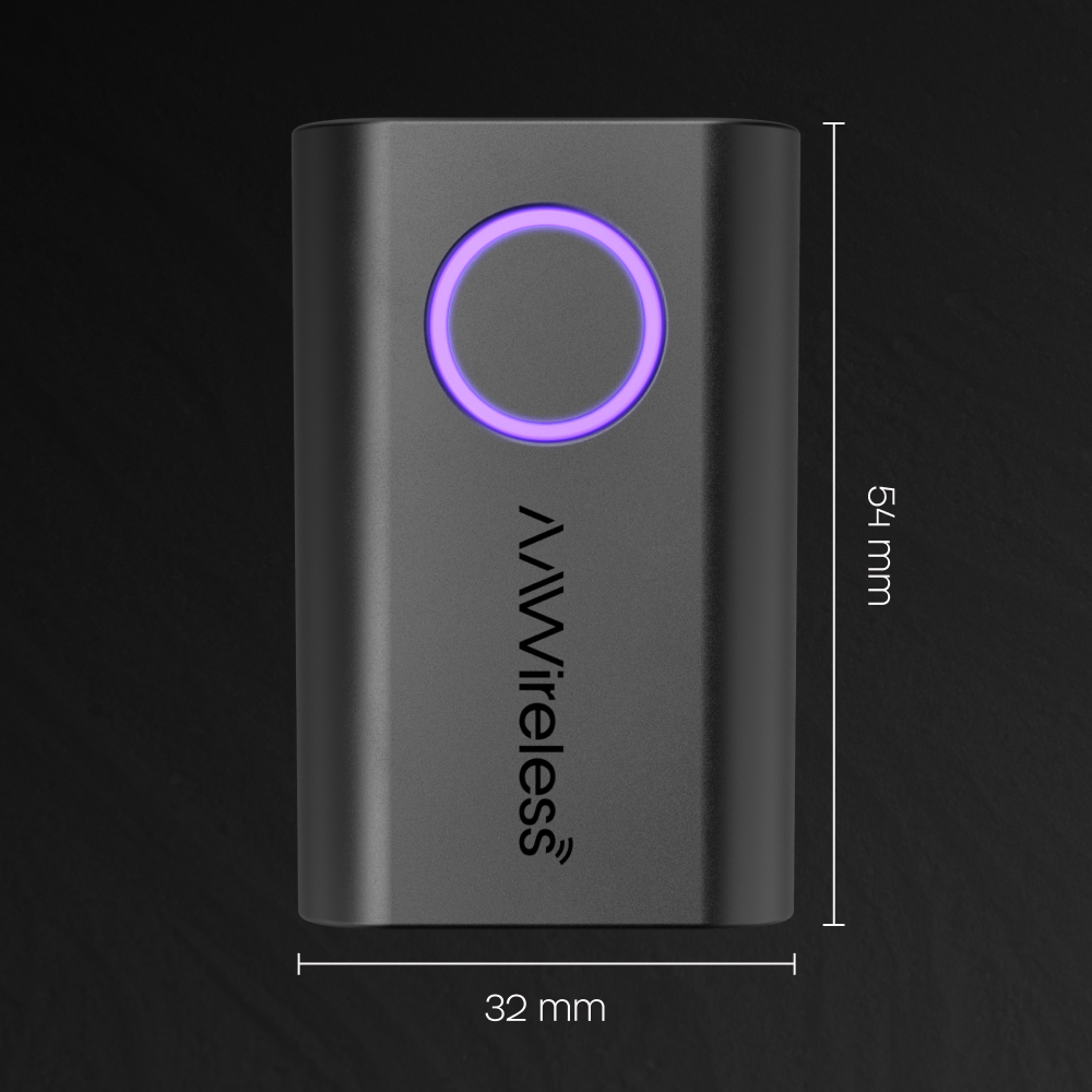 AAWireless 2024 - Wireless Android Auto Dongle - Connects automatically to  Android Auto - Easy Plug and Play Setup - Free Companion App - Made in