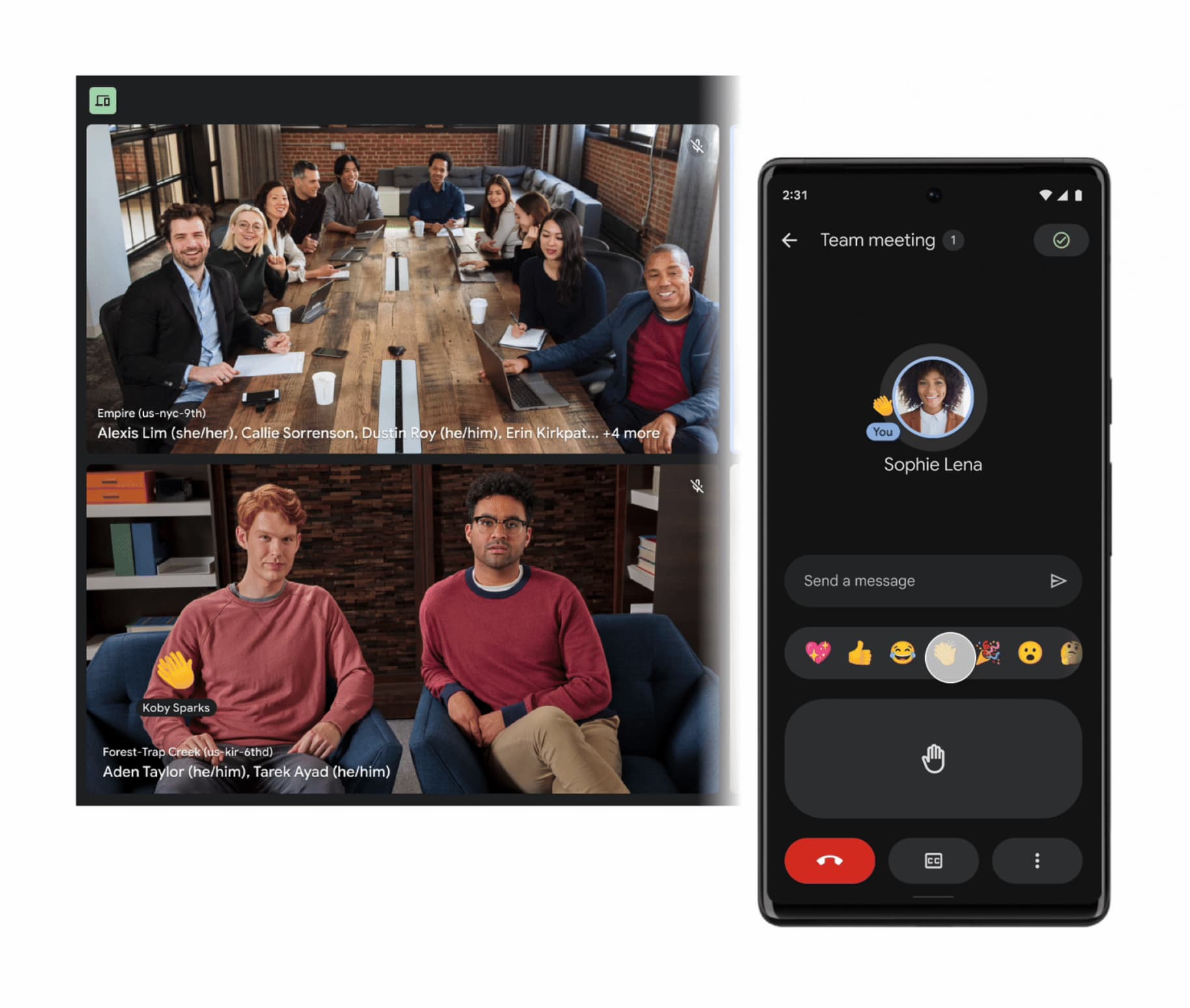 Google Meet Companion Mode Android