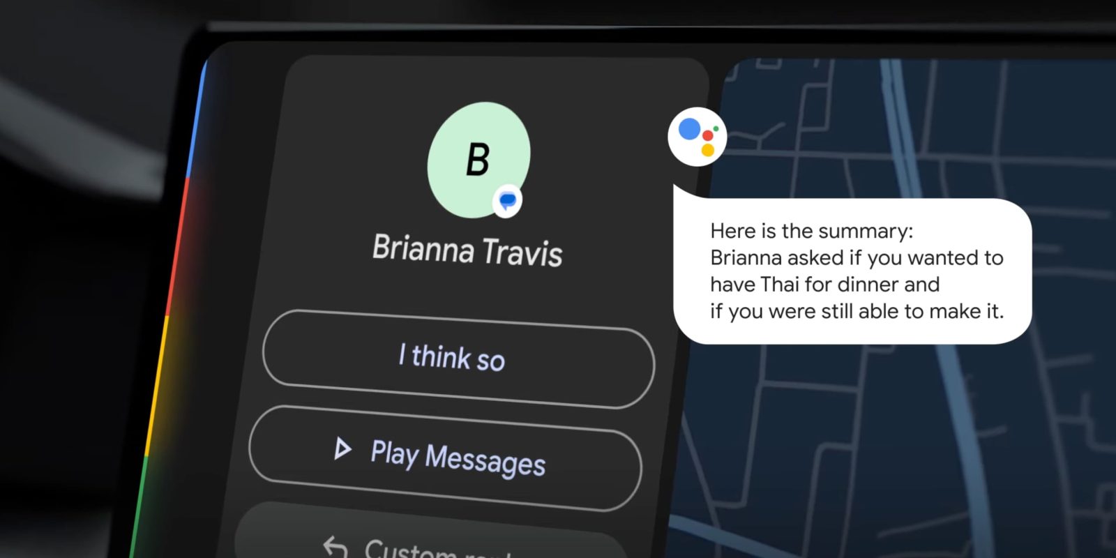 Android Auto AI message summaries