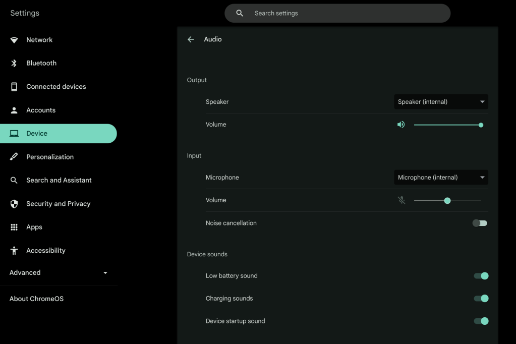 Chromebooks added a charging sound — How to enable them