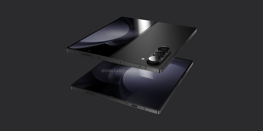 First Galaxy Z Fold 6 leaked renders show a squarer foldable that&#8217;s barely different [Gallery]