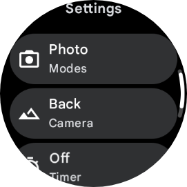 Pixel Watch Camera modes