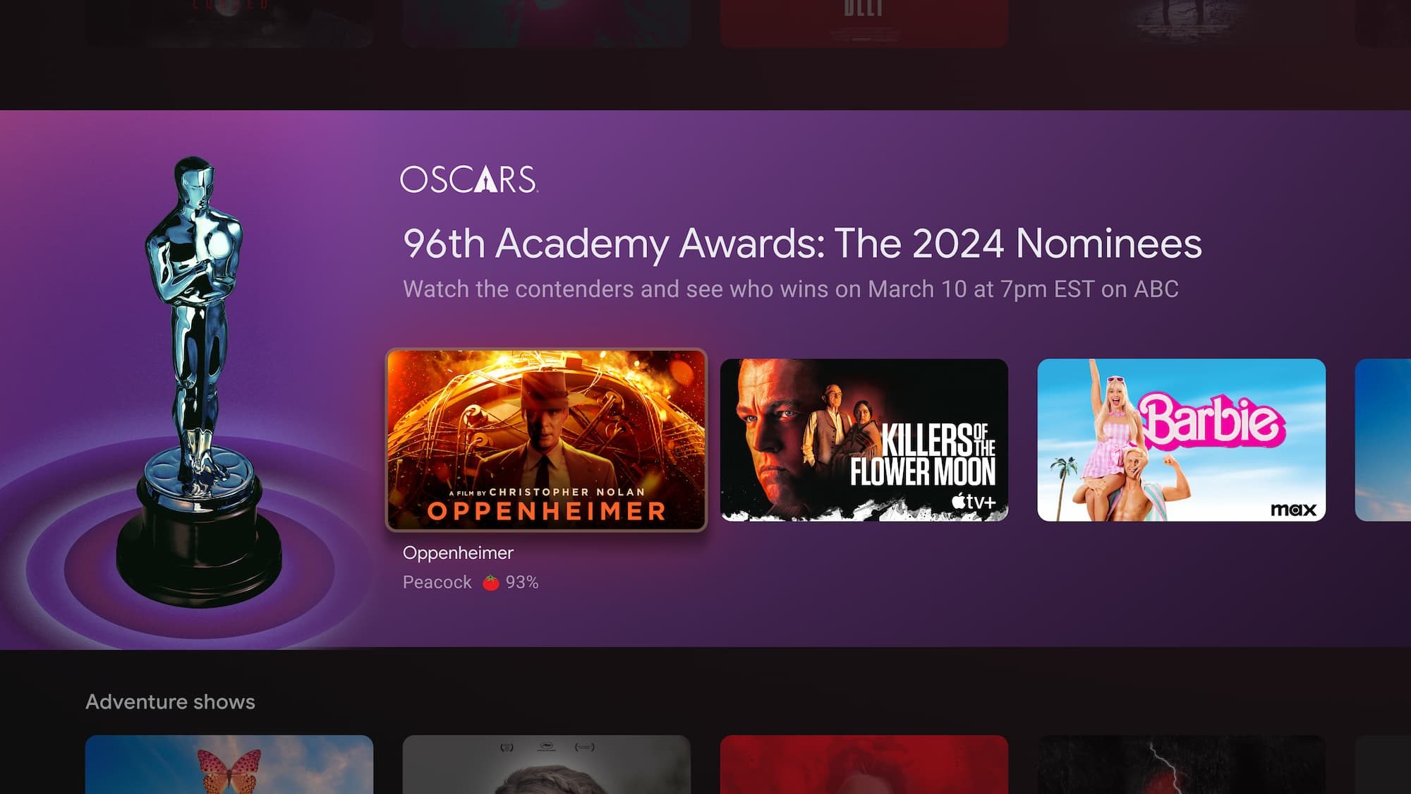 «Оскар» уйдет с ABC на YouTube и YouTube TV в 2029 году