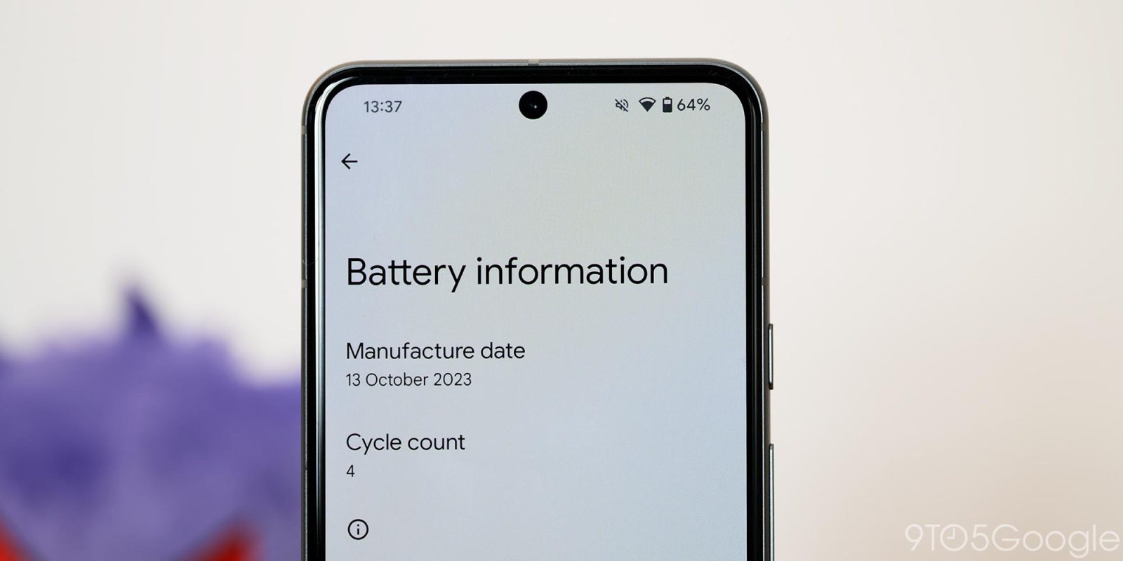 Android 14 QPR2 elimina intencionadamente la 'información de la batería' del Pixel