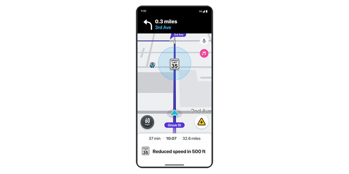 Waze сообщает о внедрении «новых» функций, включая предупреждения о «лежачих полицейских» и ограничениях скорости