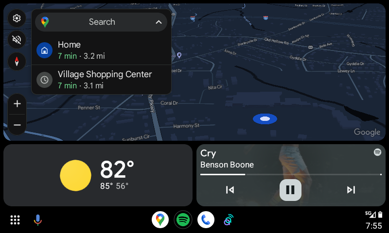 Android Auto's Google Maps app gets some icon redesigns