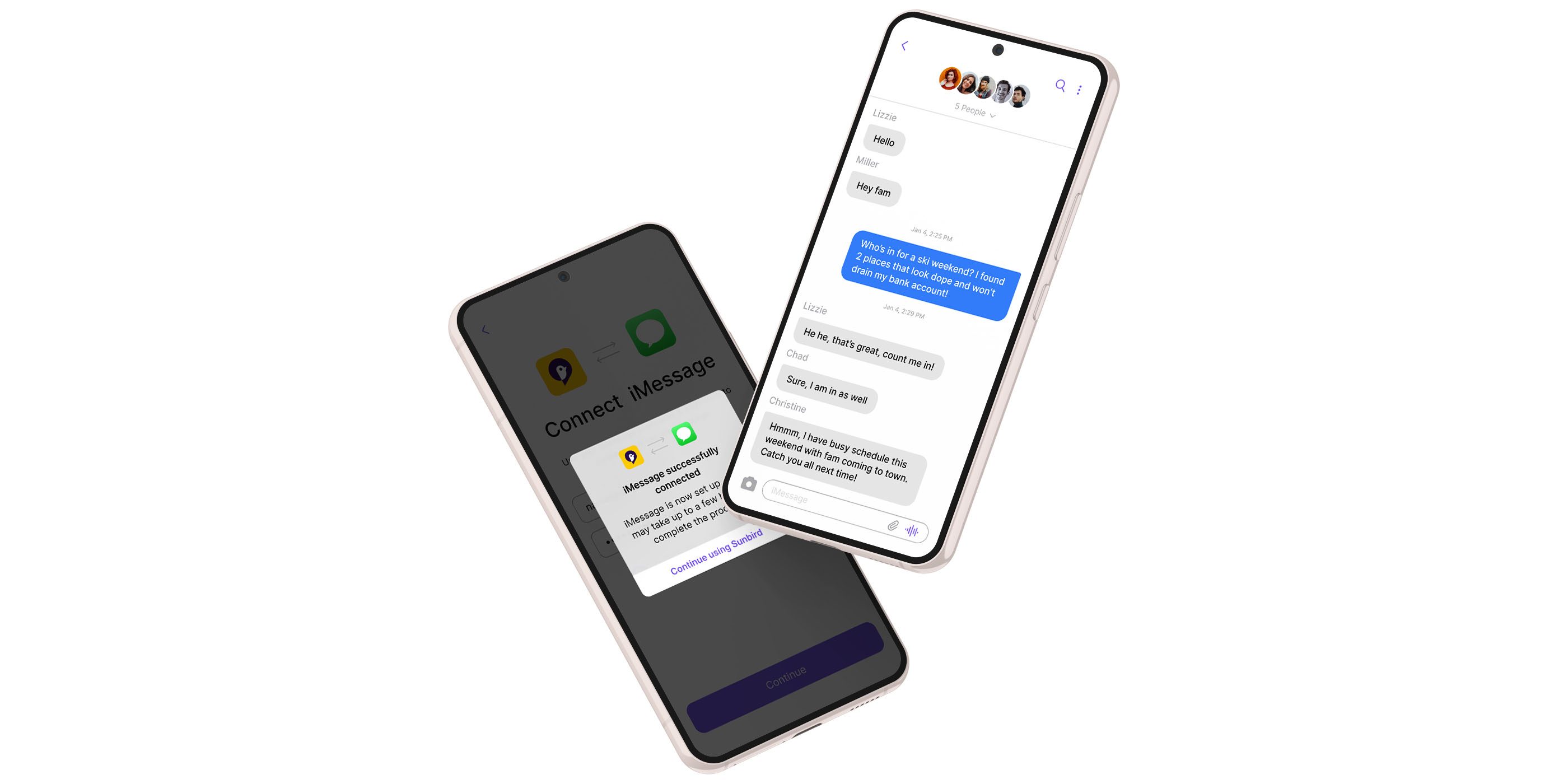 Sunbird выпускает приложение iMessage для Android и рассчитывает на ваше доверие ради «синих пузырей»