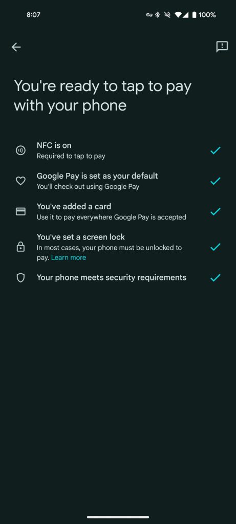 MANAGE PAYMENT METHODS ADDED TO THE GOOGLE WALLET APP visual data 3