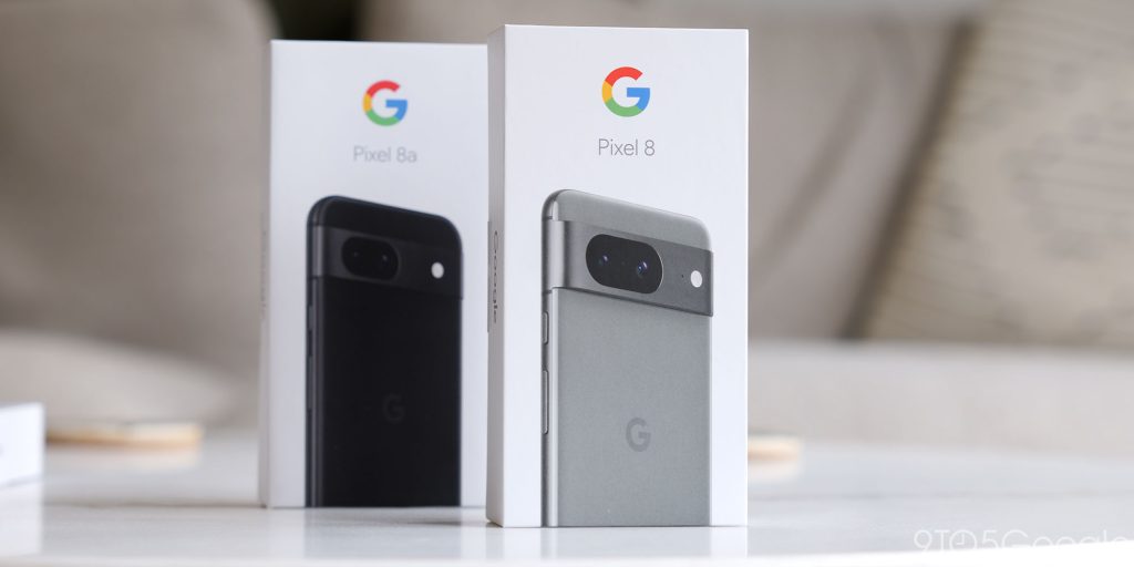 pixel 8a and pixel 8 packaging