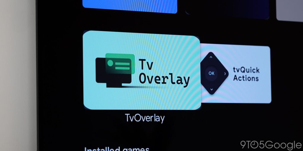 Tv overlay Android TV app