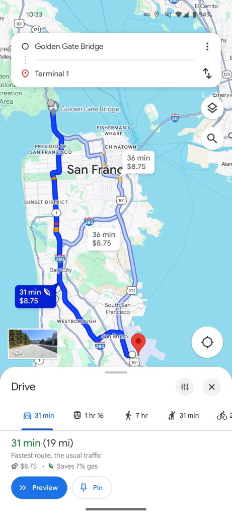 Google Maps redesign