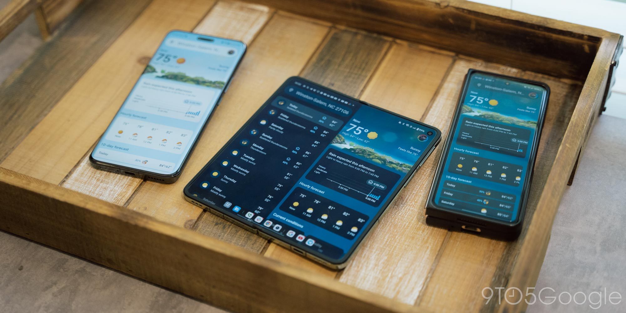 Приложение Google Погода для Android может быть заменено обновленным дизайном в поиске