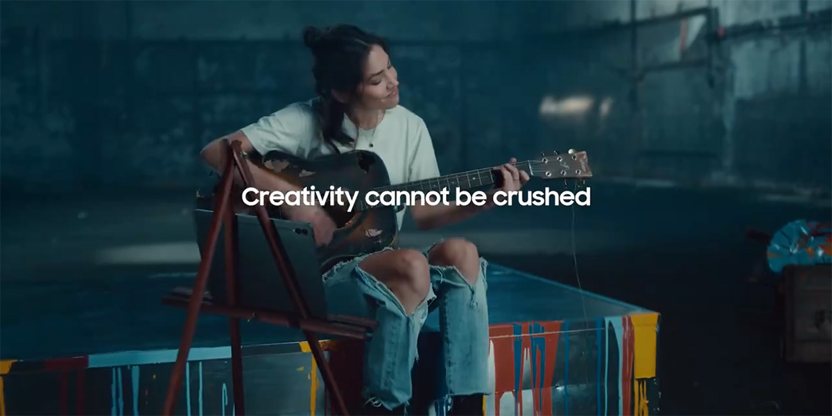Samsung mocks Apple's iPad Pro ad; 'Creativity cannot be crushed'