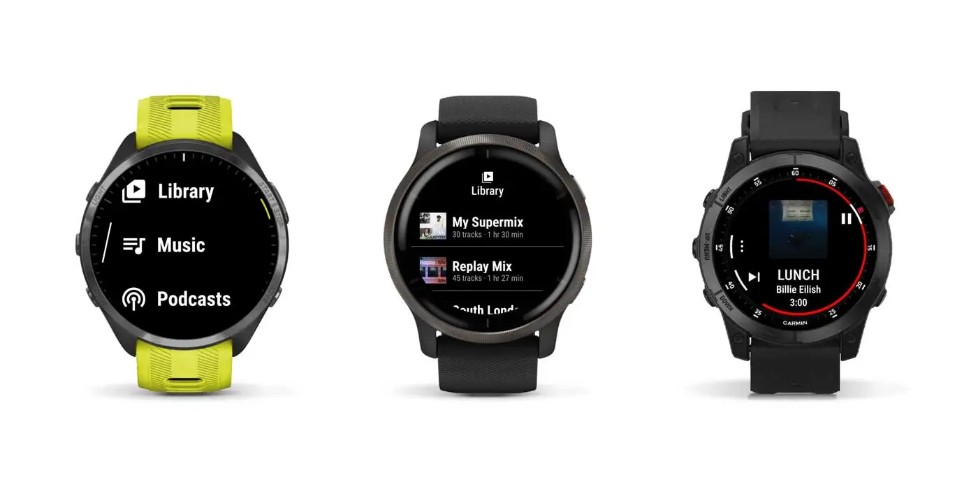 Google music garmin sale