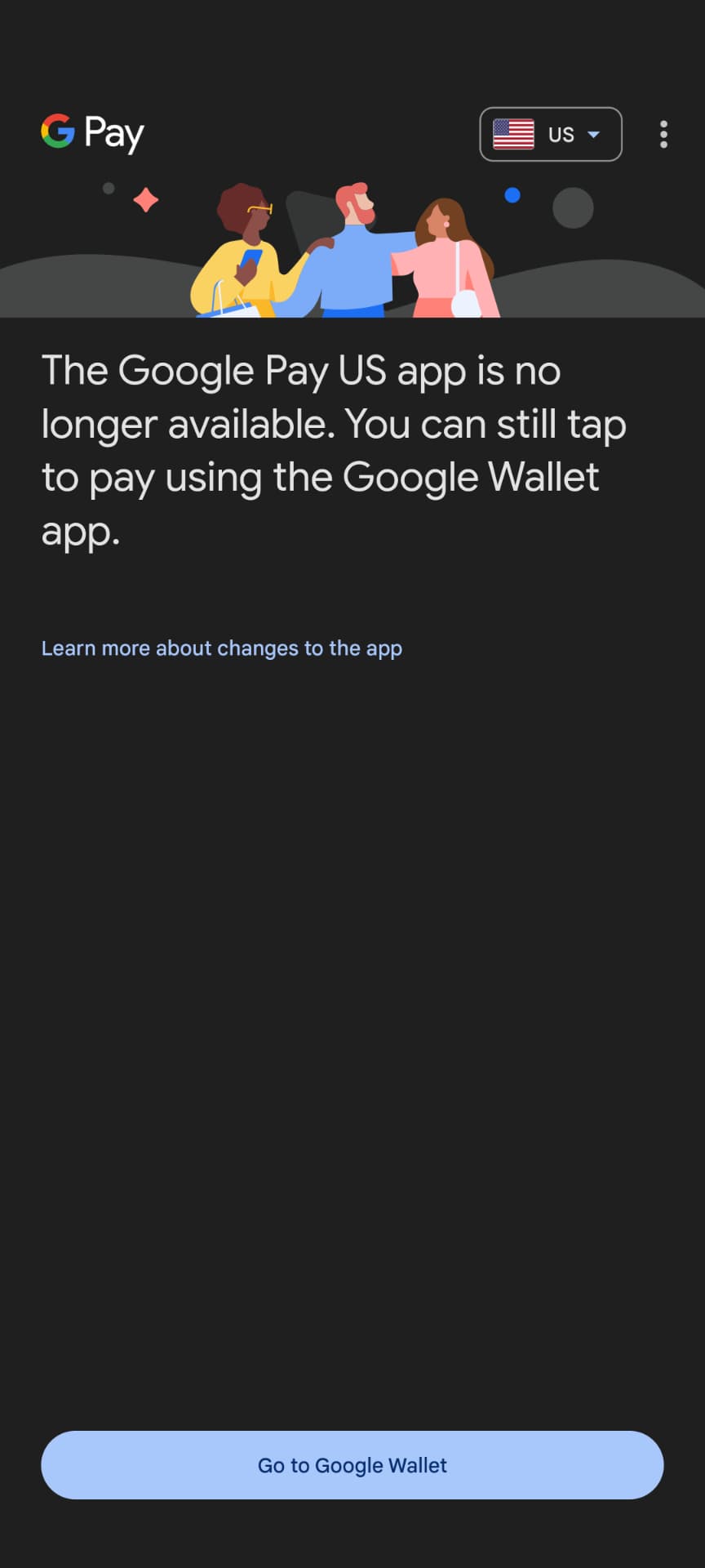 Google shuts down GPay app in the US