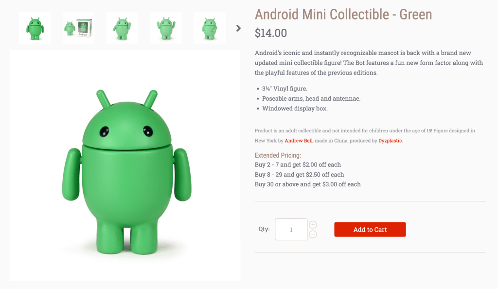 Android Bot Mini figure