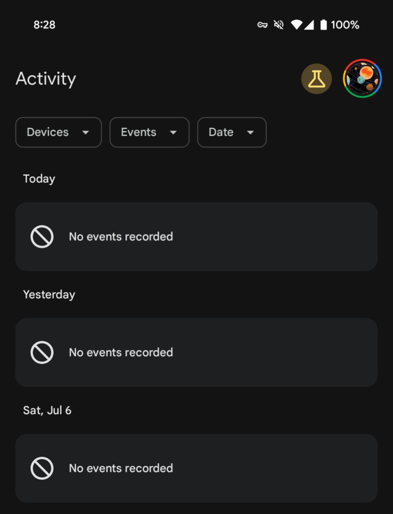 Google Home app redesigns Activity tab with easier filters access