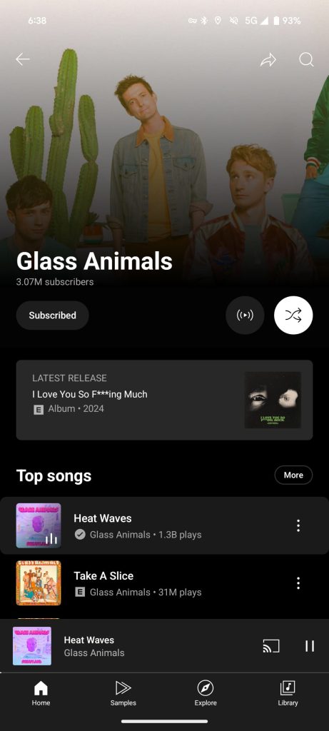 Youtube Music Rolling Out Artist Page Redesign On Android, Ios