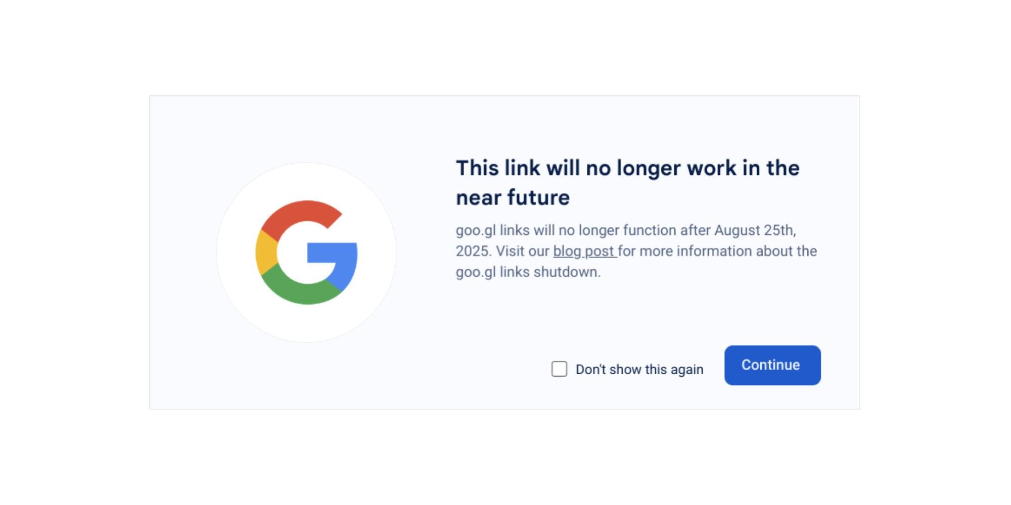 Google теперь сохраняет «активно используемые» ссылки goo.gl, остальные перестанут работать в августе