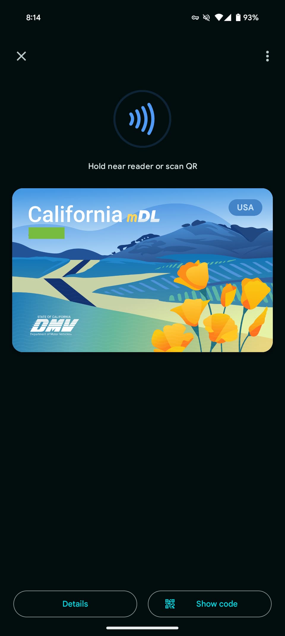 Google Wallet ID California