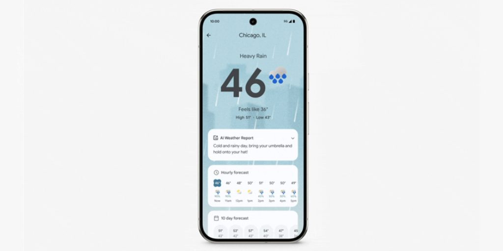 pixel 9 pro pixel weather app