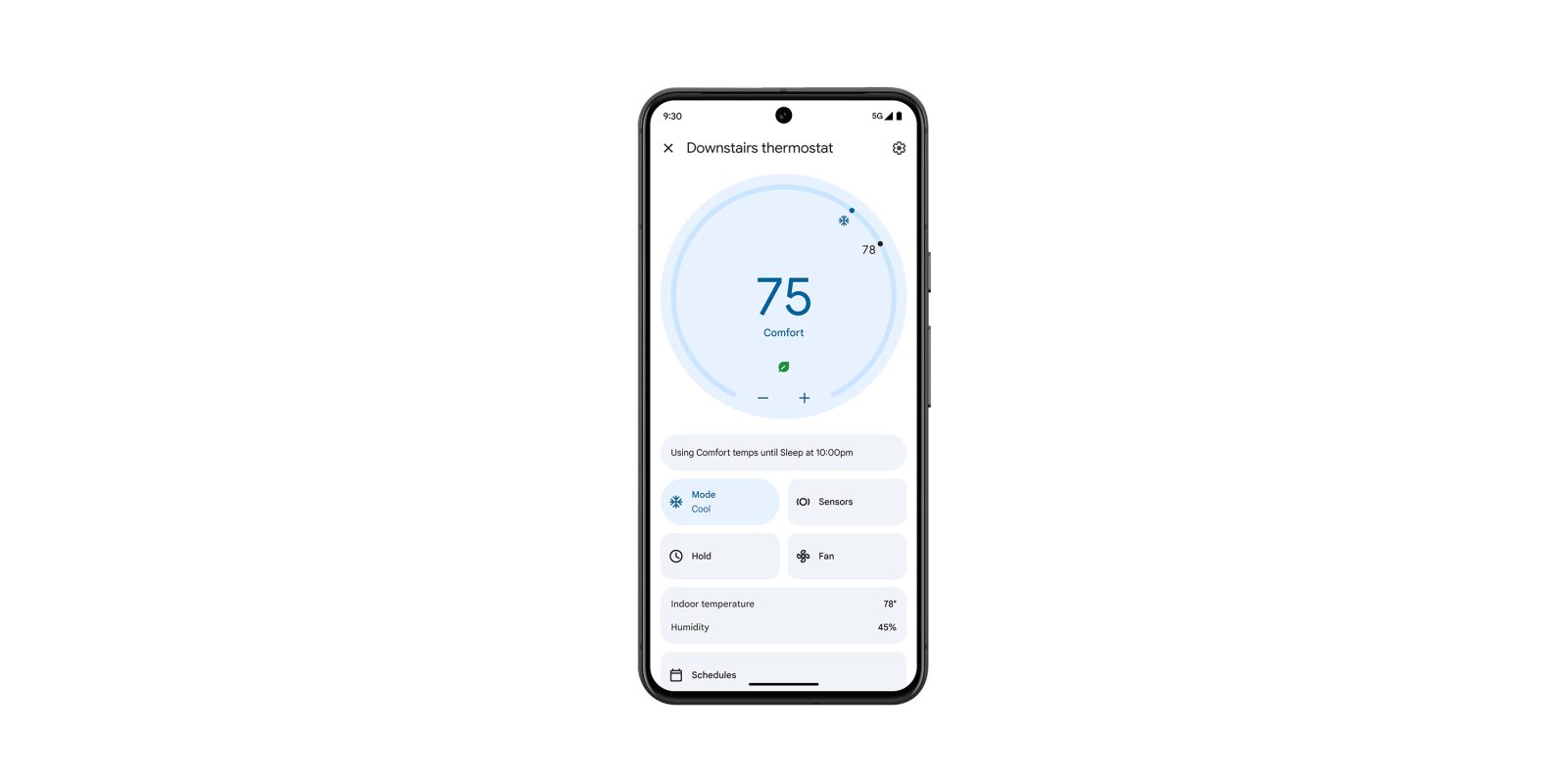 Die Google Home-App aktualisiert die Nest-Thermostat-Steuerung für einige