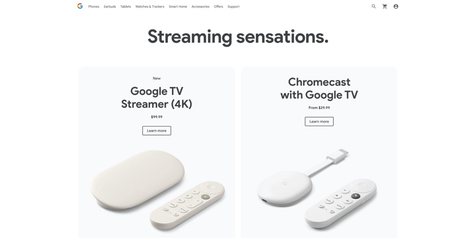 Google Retailer re-elevates Chromecast with Google TV along Streamer