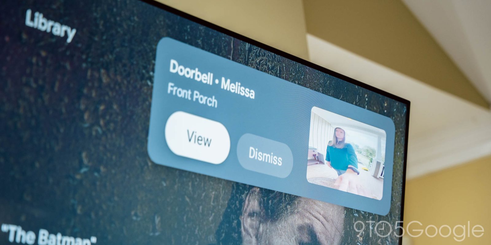 Here is how Nest Doorbell notifications paintings on Google TV [Video]