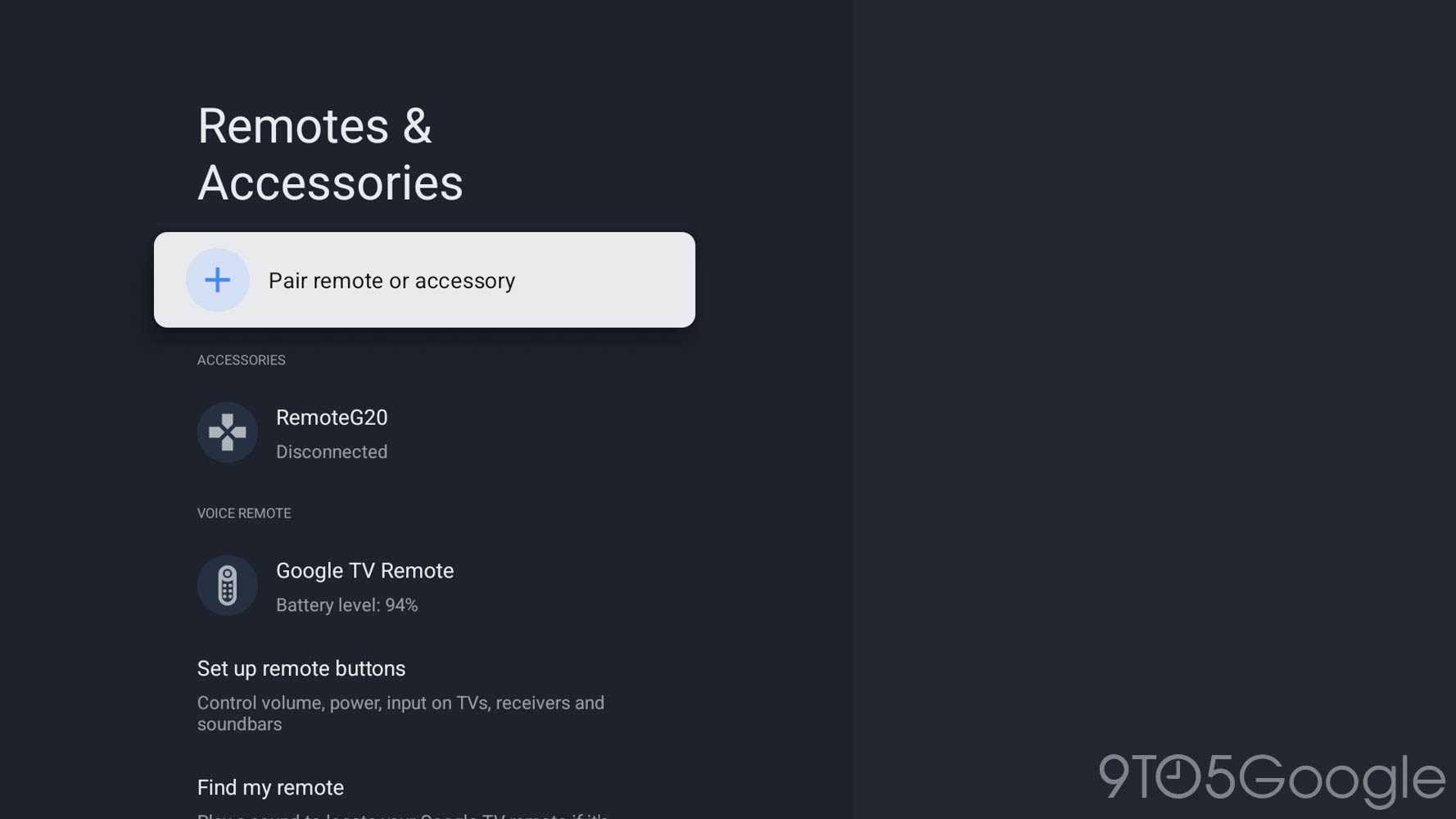 Google Streamer Interface How to pair Google TV Streamer remote if won't work during setup