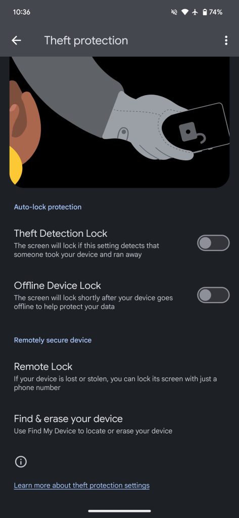 Google starts rolling out Android Theft protection features