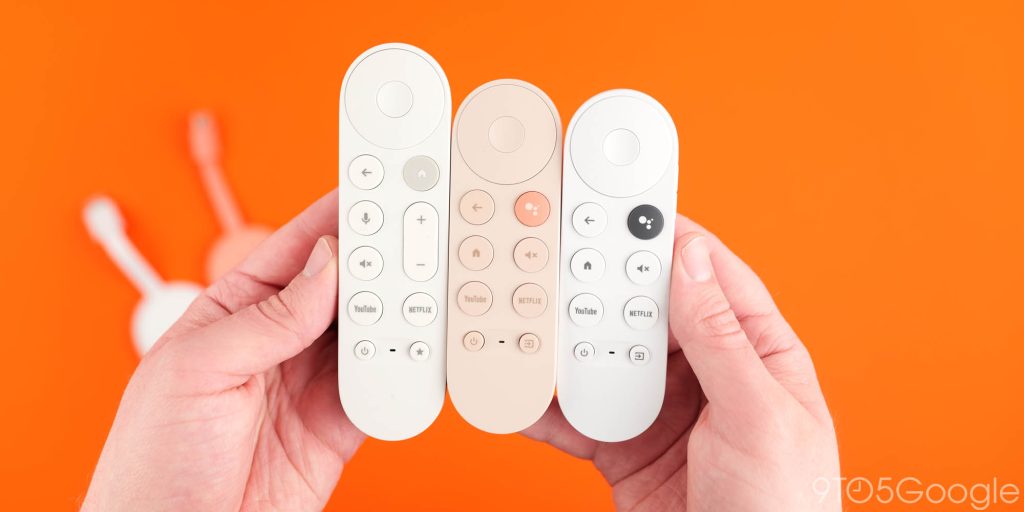 chromecast google tv streamer remotes