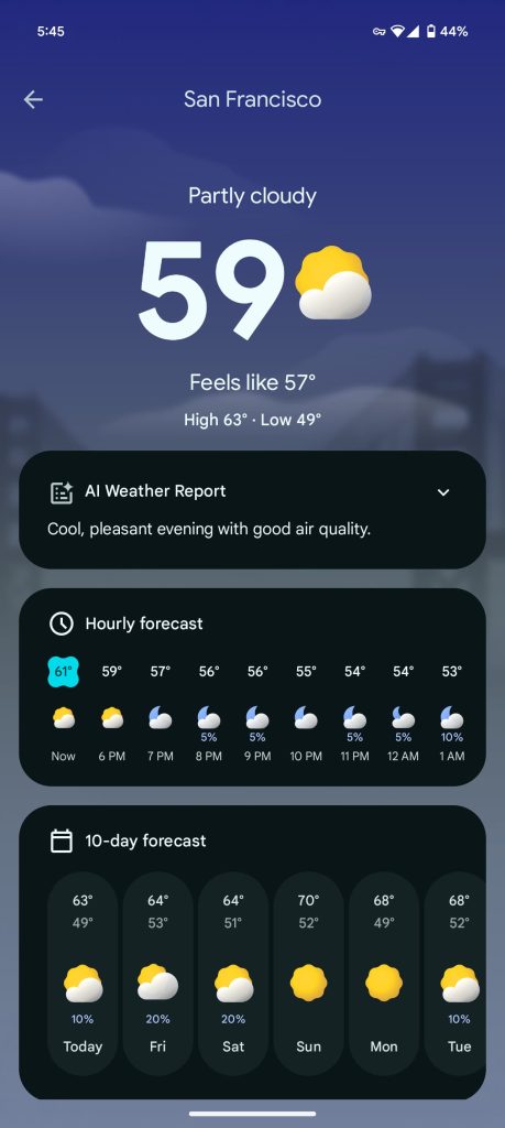 Google on why Pixel Weather doesn’t have Froggy