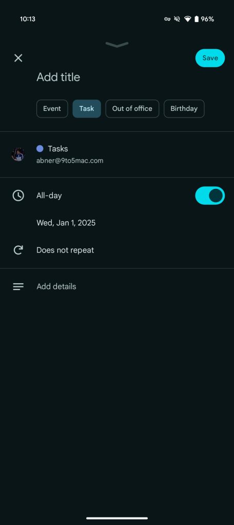 Google Calendar rolls out full Google Tasks on Android