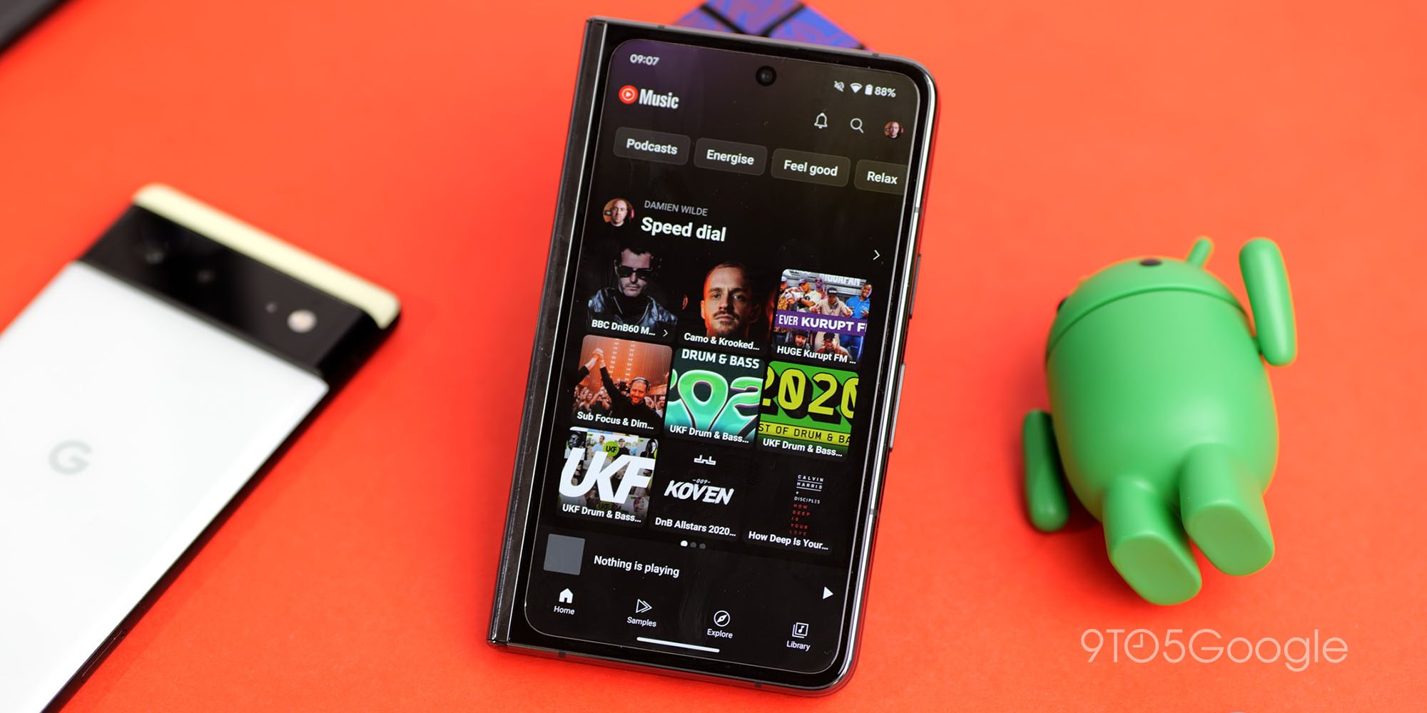 Redesign YouTube Music перемещает поиск на нижнюю панель