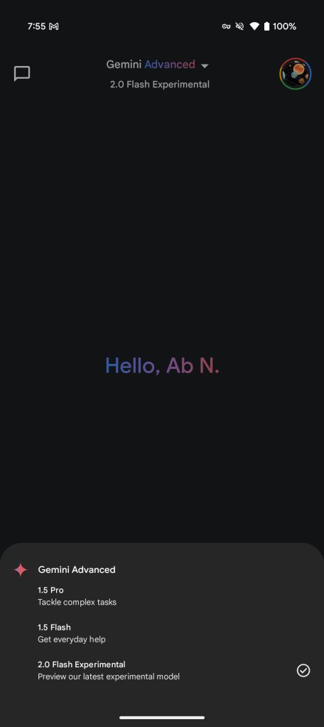 Gemini 2.0 Flash app