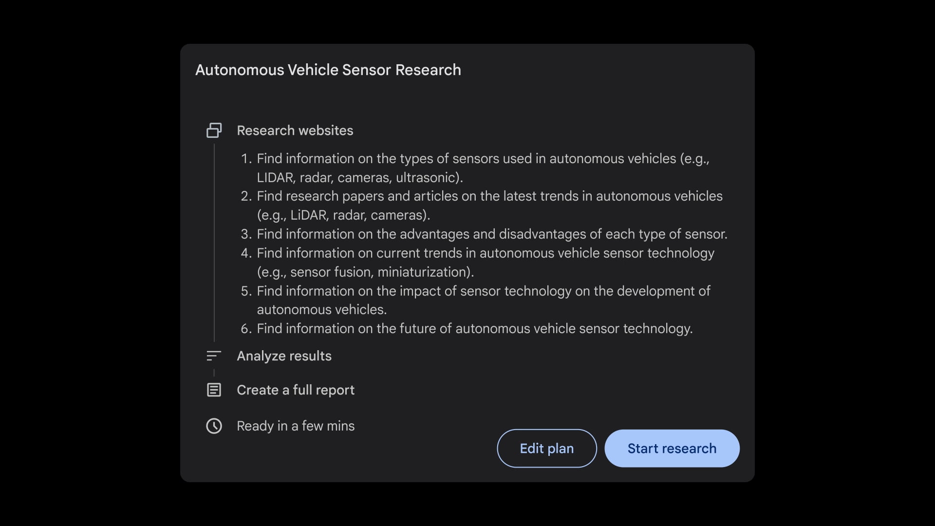 Gemini Deep Research