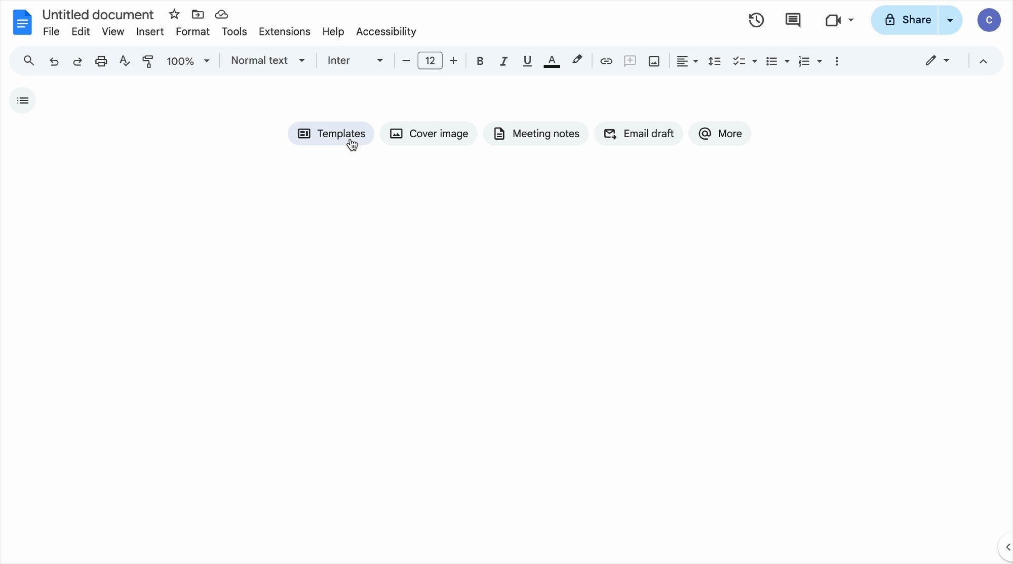 Google Docs templates