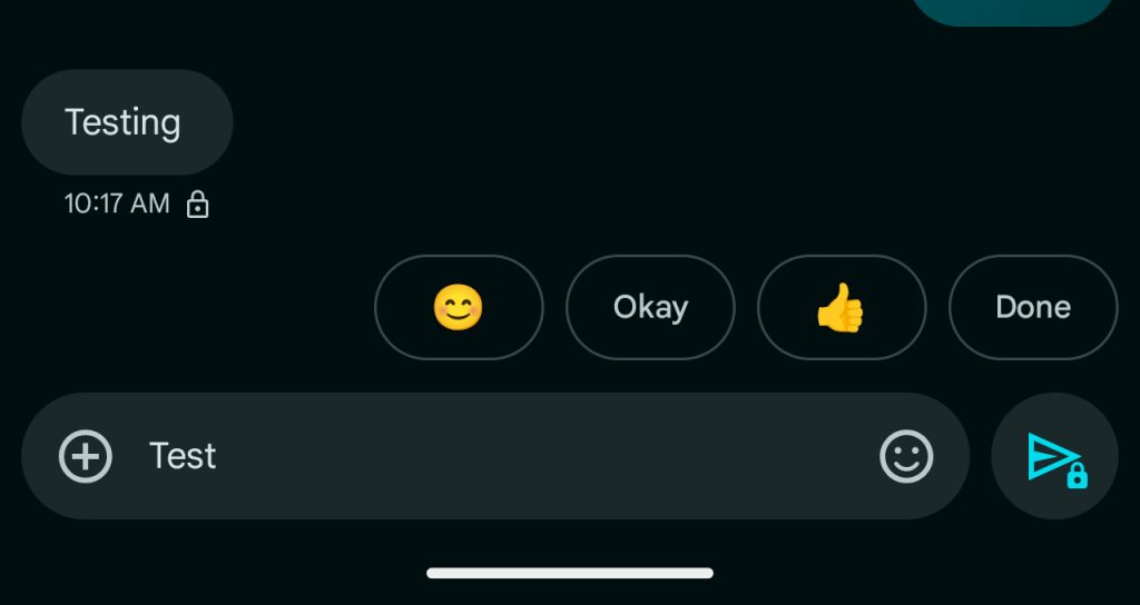 Google Messages text field redesignÃÂ 