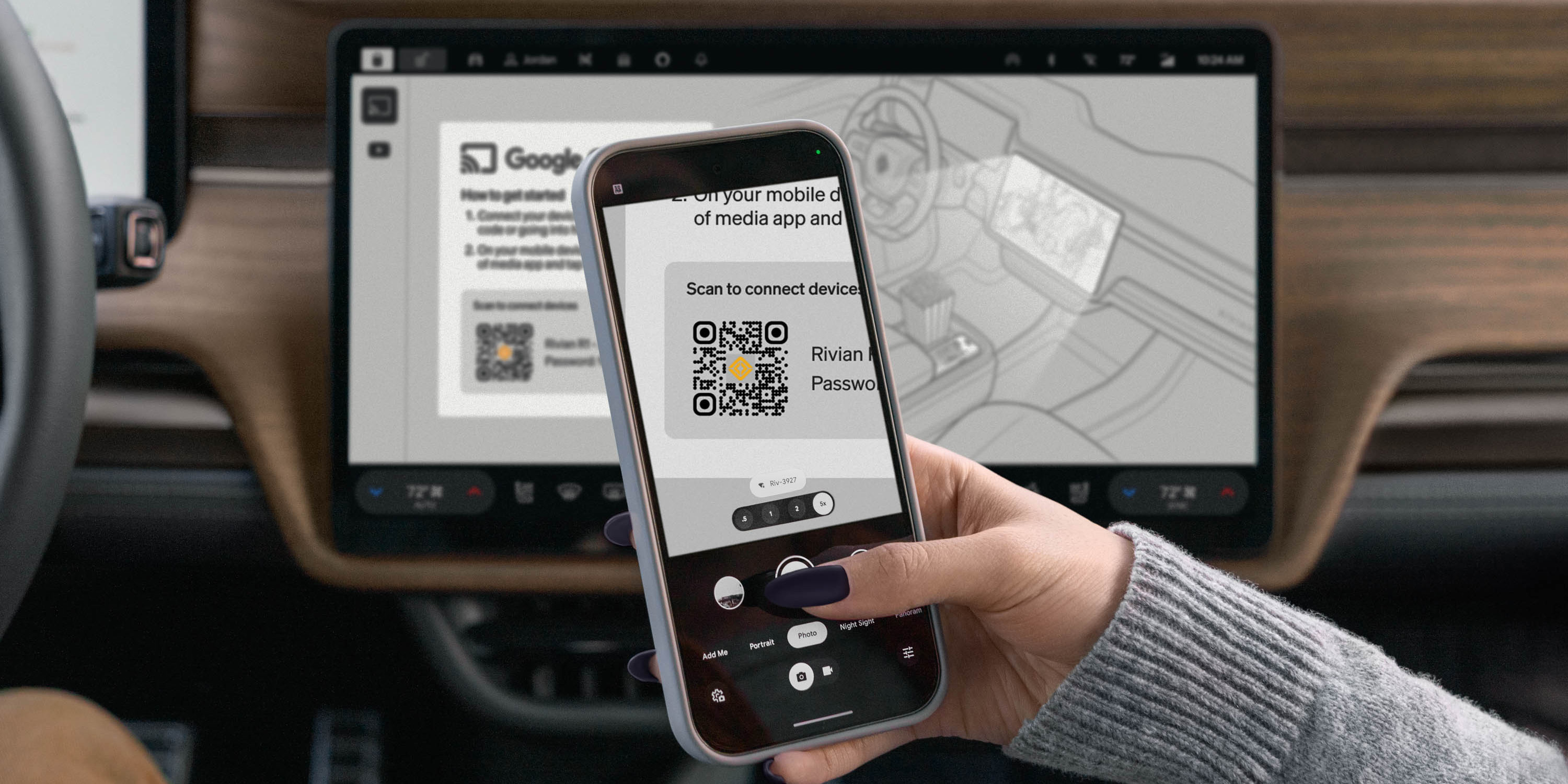 Rivian update adds Google Cast support and YouTube app