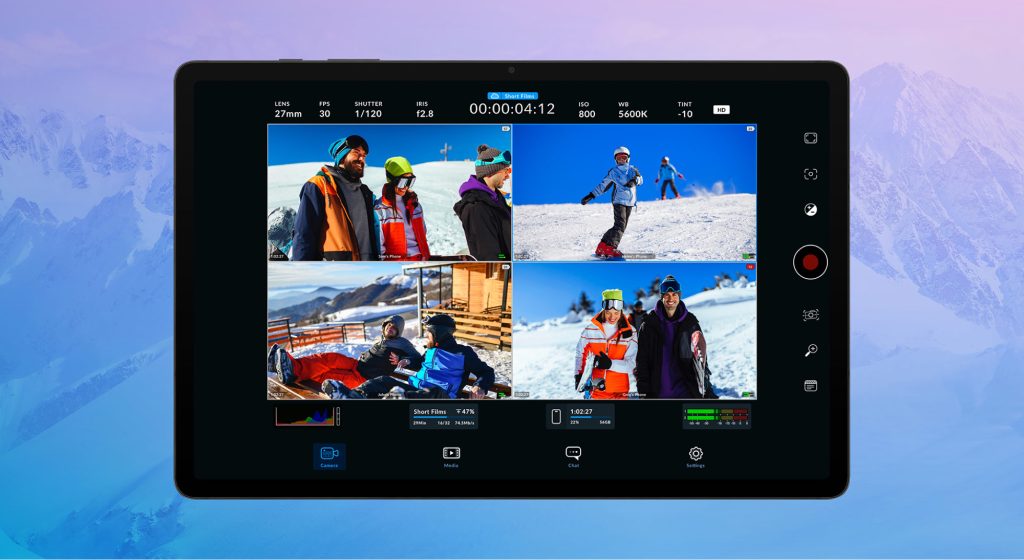 blackmagic camera 2.0 android