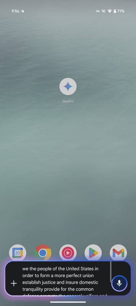 Gemini overlay redesign beta