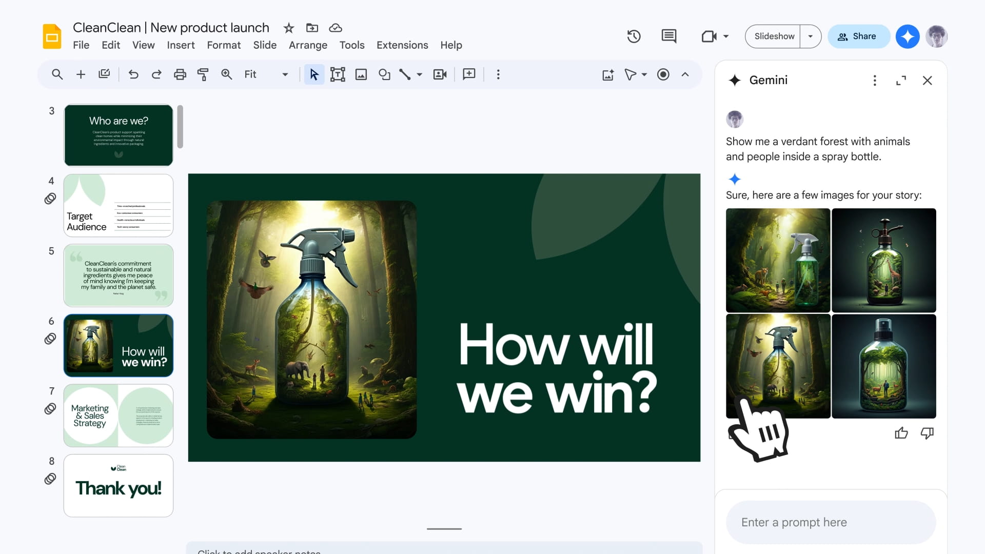 Google Slides Gemini